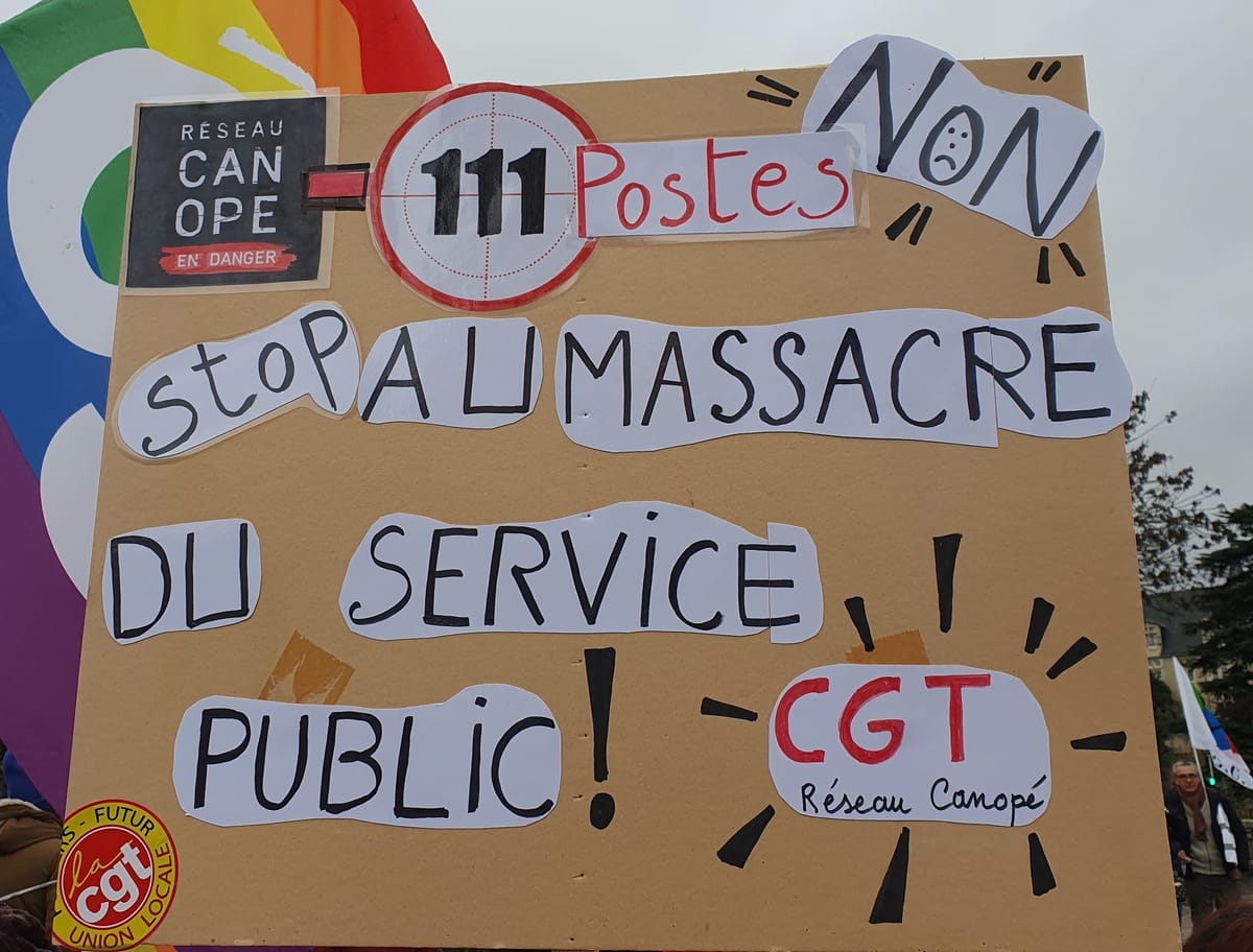 Mobilisation du 2 décembre à Poitiers